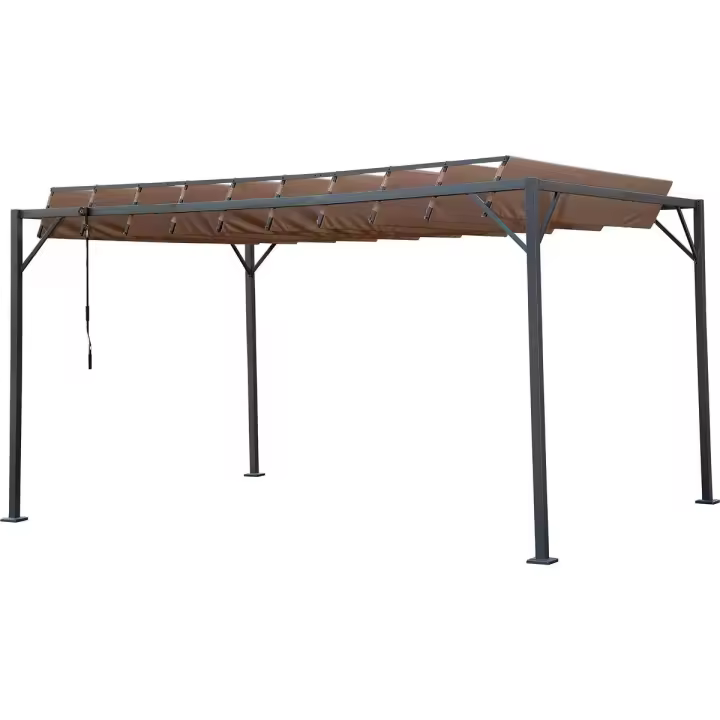 Pérgola bioclimática de tejido &lt;&gt; 3x4 m - Topo - 1