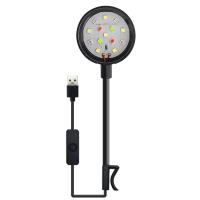 Luz LED Impermeable Para Acuario Pequeño Lámpara De Crecimiento Duradera Tipo Clip-On Para Peces - details 8