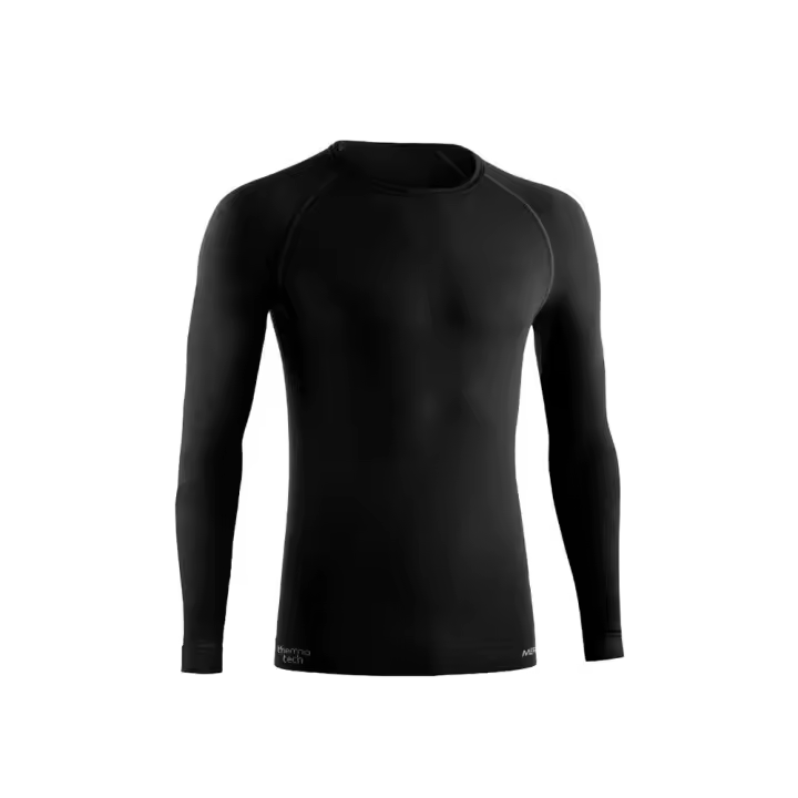 Camiseta Negra Térmica Lurbel Merino Lite Long Sleeves - 1