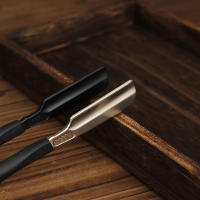 Afeitadora De Pájaro Straight Edge Barber Razor Para Corte De Pelo Barba Y Cejas Herramienta De Afeitar Para Hombres Cuchillo De Acero Inoxidable - details 0