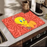 Alfombrilla De Cocina Looney Tunes T-Tweety Bird Absorbente Y Antideslizante Estilo Retro Para Secar Platos Y Cubiertos - details 6
