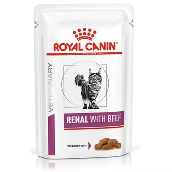 Royal Canin Gato Renal Buey Salsa Sobres  Comida Húmeda para Gatos - 1