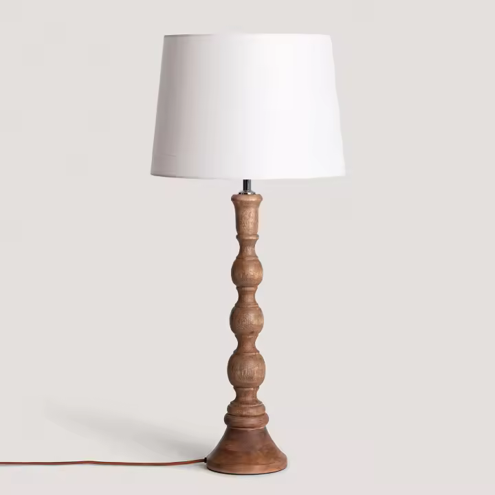 Ledkia Lámpara de Mesa Madera Anand ILUZZIA - 1
