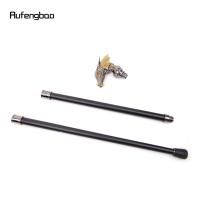 Bastón De Caminar Dragón De Lujo Dorado Y Negro Elegante Decorativo Para Caballeros Cosplay 93cm Punta De Goma Manija Recta Material De Aluminio Y Acero - details 9
