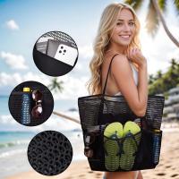 2025 Nuevo Bolso de Las Señoras Bolsa de Playa de Doble capa de Malla Bolsa de Playa Baño de Natacion artículos de tocador Bolsa de almacenamiento - details 5