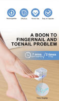 Lámpara de terapia UV portátil para uñas con pantalla digital (tratamiento de hongos ungueales) - details 1