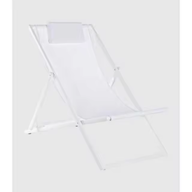 Tumbona taylor aluminio blanca     -EkilikuaHome - 1