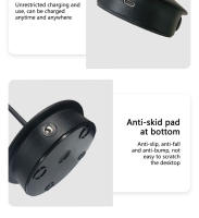 Lámpara De Mesa Recargable LED Táctil Sin Cable Con Luz Ambiental De Metal En Tres Colores Para Lectura Y Decoración Exterior - details 14