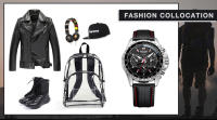 Reloj De Pulsera De Cuarzo Para Hombre MEGIR Moda Resistente Al Agua Con Correa De Cuero Negro Lujo Y Casual Estilosólido - details 16