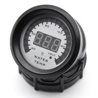 Gauge De Temperatura Del Agua Para Coche Con Sensor Y Adaptador De Tubo 40-140℃ Medidor Digital De Temperatura Para Carburado 12V - details 1