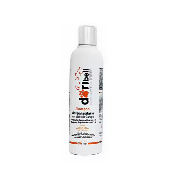 Champú Antiparasitario Mascotas con aceite de carapa 250 ml DORIBELL PETS - 1