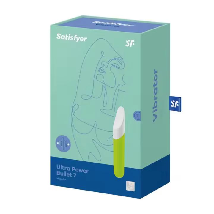 SATISFYER ULTRA POWER BULLET 7 VIBRADOR VERDE - 1