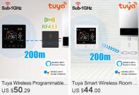 Termostato De Calentamiento Wifi Tuya Para Suelo Calentado Digital Regulador De Temperatura Alexa Google Home 220V 16A Color Blanco Y Negro - details 24