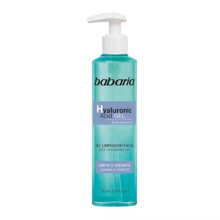 BABARIA ACIDO HYALURONICO GEL FACIAL LIMPIADORA 200ML - 1