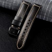 Correa De Reloj De Cuero Genuino De Alta Calidad Para Hombres Y Mujeres Compatible Con Huawei Watch GT 4 46mm Tamaño 20mm 22mm 24mm Desmontaje Rápido - details 7