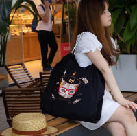 MEJORADA bolsa de nylon ecológica con Bordado de precisión,Para diario,compras,para verano,tamaño 50*40CM - details 2