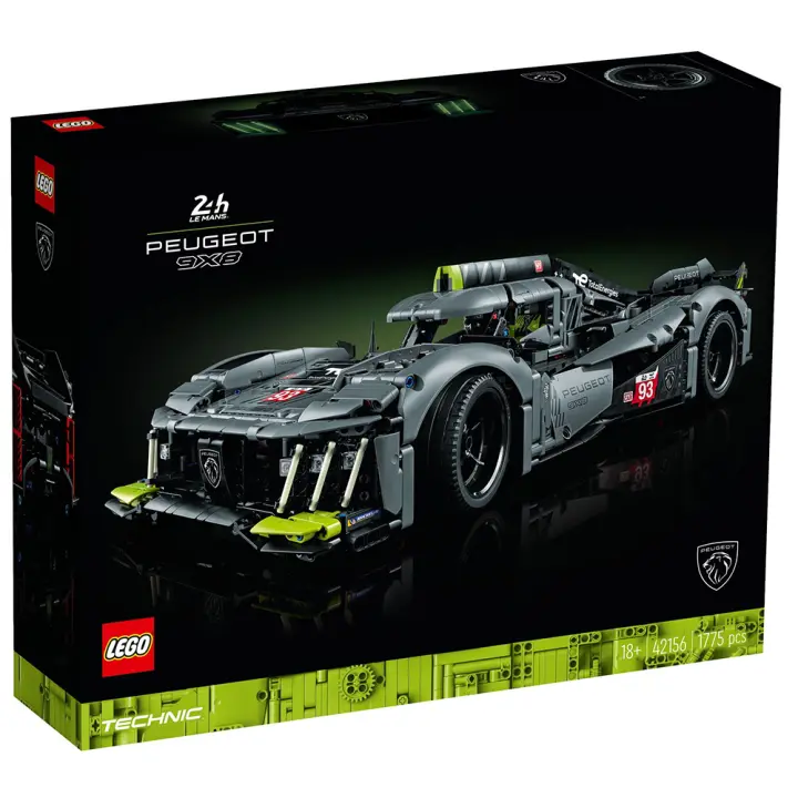 LEGO TECHNIC - COCHE PEUGEOT 9X8 24H LE MANS HYBRID HYPERCAR, 42156, TIENDA CON LICENCIA OFICIAL - 1