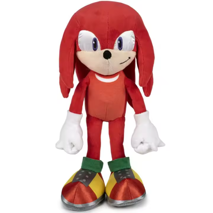 Sonic The Hedgehog - Sega- Peluche knuckles - Color Rojo - 1