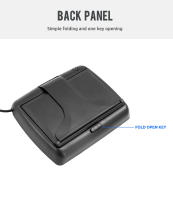 Monitor De Coche KTYDKP Plegable Con Entrada De Video Bidireccional Para Cámara De Retrovisora De Parqueo Y Reversa Pantalla De 4.3 Pulgadas - details 1