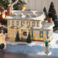 Adorno De Villaje Navideño Estilo Griswold Casa De Vacaciones De Navidad Para Decoraciones De Fiestas Ornamento De Resina - details 1