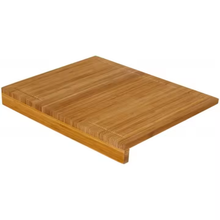 Tabla Cortar Corte Cocina con Soporte Madera Bambu Tabla Encimera (35x25 CM)-DAMDAM GO - 1