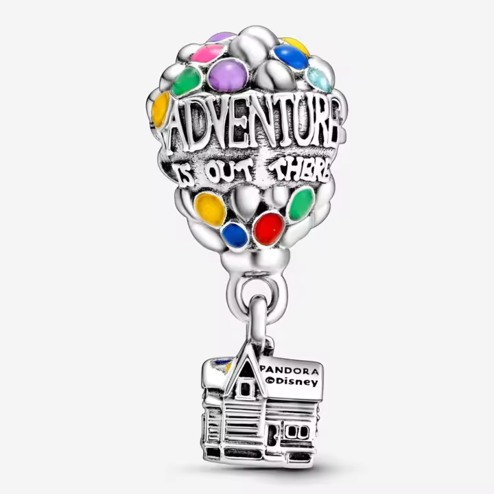 Pandora Charm de Colgante en Plata de Ley Charm de la Casa y los Globos de Up de Disney 798962C01，Incluye Caja Original - 1