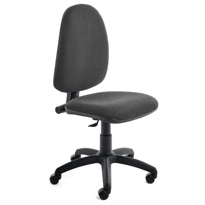 Rocada | Silla de Escritorio | Silla Oficina Azul | Cómoda y Ajustable | Ruedas | Regulable en Altura | Tapizada en Tela Ignífuga - 1