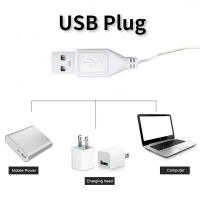Lámpara De Escritorio Recargable Doble Cabeza Protección Para Los Ojos Plegable Para Estudio Dormitorio Lectura Oficina Con Luz LED Ajustable - details 8