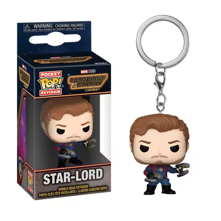 Funko Pocket Pop! Llavero: Guardianes De La Galaxia 3 - Star-Lord, 67500 - 1