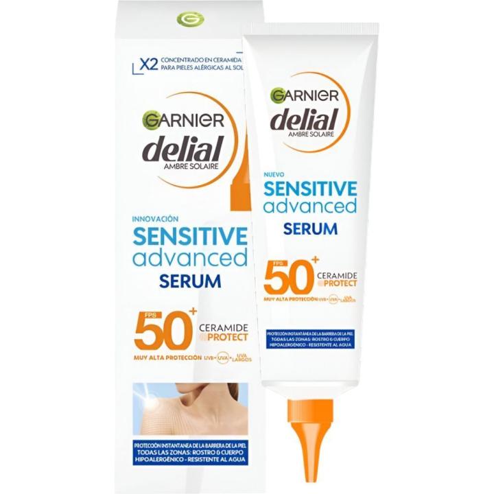 Delial Sérum solar corporal resistente al agua y no graso previene daños a corto y largo plazo 125 ml — oferta en Miravia