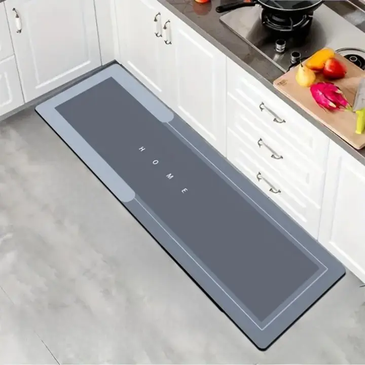 Alfombra De Cocina Antideslizante Resistente Al Aceite Y a La Suciedad Lavable Absorbente De Agua Para Sala De Estar Baño Lavandería Entrada - 1