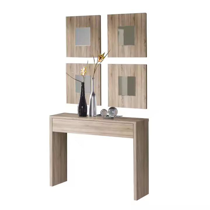 Mueble Recibidor Lupe Cambiran Para Entrada 100x76x30 cm - 1