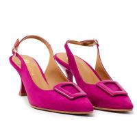 DANIELA VEGA 2380ANTE Zapatos de salón mujer 31861 24V STILETTO DESTALONADO ANTE FUXIA - details 0