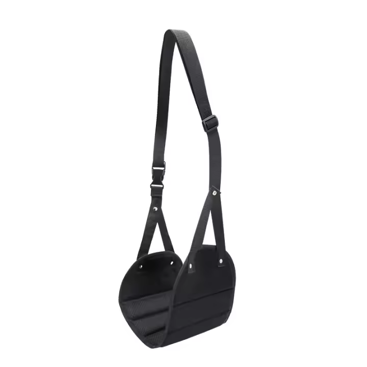 Reposapiés de viaje-Reposapiés bajo escritorio-Reposapiés para oficina y hogar-Reposapiés ajustable para avión-Comodidad-Reposapiés colgante plegable-Accesorio de viaje-Apto para avión, oficina,bajo escritorio, coche y hogar-Antihinchazón-Relaja tus pies - 1