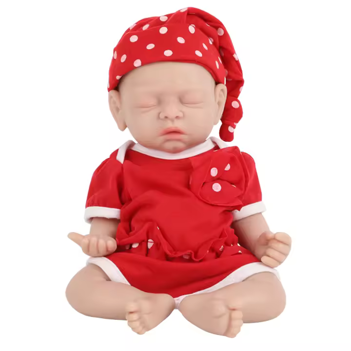 Muñeca De Silicona Completa IVITA 12'' Bebé Realista Niña Preemie Muñeca De Silicona Suave Para Niños Juguetes Educativos Anti-Stress - 1