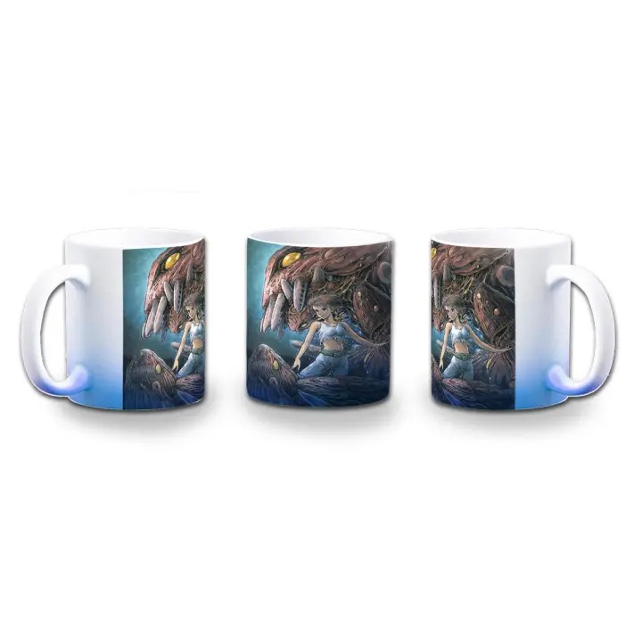MERCHANDMANIA TAZA DEGRADADO COLOR aventurera valle bichos mundo fantastico color mug - 1