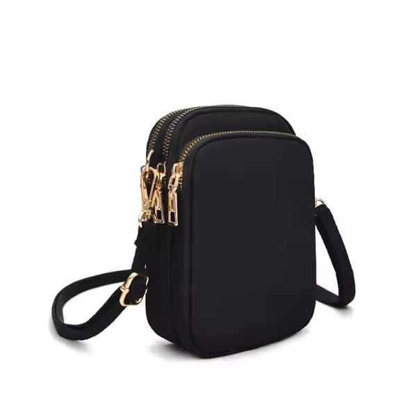 Crossbody mobile phone bag Black - 1