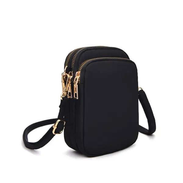 Bolso bandolera para teléfono móvil Negro - 1