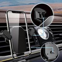 Soporte Móvil Para Coche, Soporte Para Teléfono Móvil Para Automóvil Con Gancho De Salida De Aire - details 0