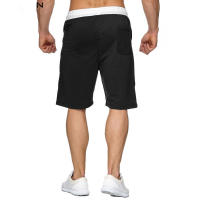 Nuevos Shorts De Running Para Hombres Verano 2024 Color Sólido Con Cinturón Ajustable Y Bolsillo Con Cierre De Cremallera Pantalones Casuales Y Rectos Ligeros De Poliéster - details 3