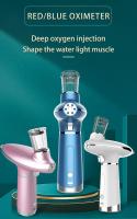 Neumógrafo Portátil Para La Piel Con Luz Roja Y Azul Rejuvenecimiento De La Piel Injector De Oxígeno Sprayer De Belleza Facial USB Recargable Material Plástico - details 0