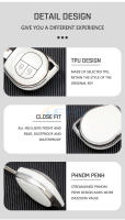 Funda Para Llave De Coche Inteligente TPU Para Suzuki SX4 Window Vitara Amagatarai Swift Grand Liana 2 Botones Protector Fob Accesorios De Auto - details 8