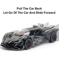 Coche De Juguetes De Metal Die Cast Apollo EVO 1/32 Con Luz Y Música Vehículo Deportivo Para Niños Con Puertas Abiertas Regalo De Cumpleaños - details 5