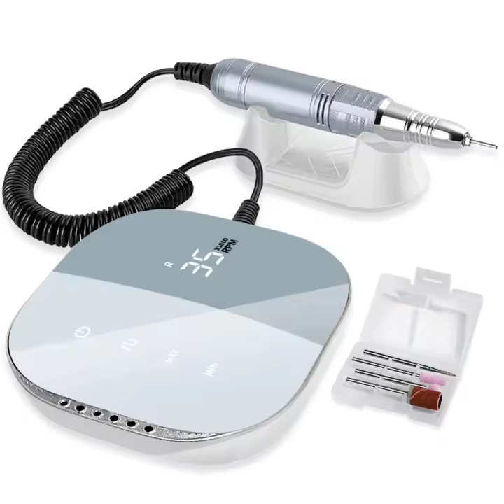 Taladro Eléctrico De Uñas De Alta Calidad 35000 RPM Pantalla HD Metal Pen Sander Profesional Para Arte De Uñas Y Manicura - 1