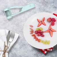 Cortador De Tomates Y Frutas Para Niños Herramienta Para Ensalada De Frutas Eco-amigable Accesorio De Cocina Para Bebés - details 4
