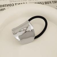 Diadema Geométrica De Metal Para Mujer Diadema Elástica De Cinta De Goma Estilo Coreano Accesorio Para El Cabello De Alta Gama - details 5