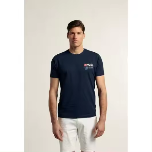 VALECUATRO - Camiseta Nautic Azul Marino - 1