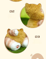 Muñeco De Peluche Gato Auténtico Mofusand Con Cola Larga Serie Animal Sofá Cama Cartoon Lindo Decoración Para Jóvenes De 14 Años O Más - details 1