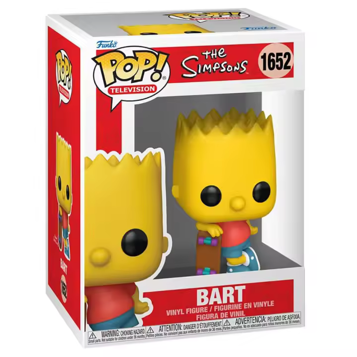 Funko Pop! Figura De Bart Simpson 9 Cm - 1