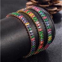 Pulsera de Plata de Ley 925, Pulsera de circonitas de Colores, Joyería de lujo, Gift de fiesta, Gift para Mujer - details 4